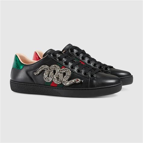 women's ace embroidered sneaker gucci chica|gucci ace sneakers on sale.